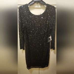 Adrianna Papell Sequined Evening Gown